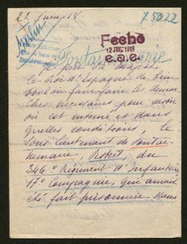 Expediente de Robert de Fontainemarie