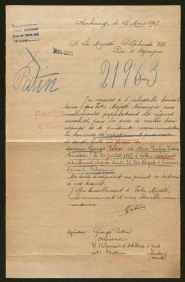 Expediente de Claire Pauline Victoire Patin Buissek