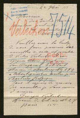 Expediente de la familia Verbecken Van Ongeval