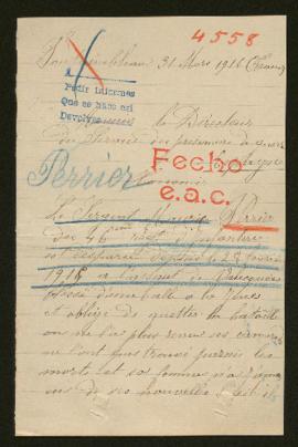 Expediente de Maurice Perrier