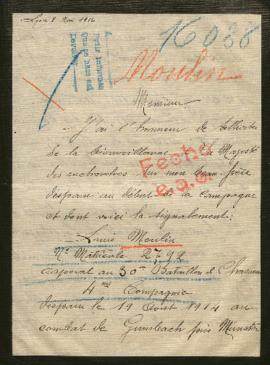 Expediente de Louis Moulin