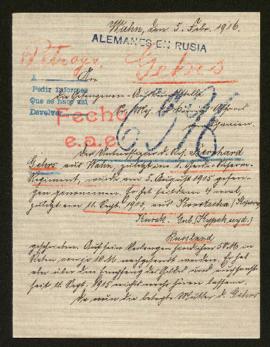 Expediente de Bernhard Gehrs