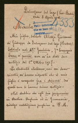 Expediente de Giovanni Alessi