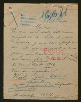 Expediente de Gaston Ephrain Weill