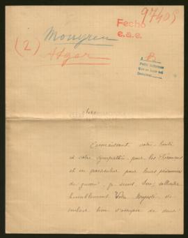 Expediente de Charles Fernand Mouyren y Charles Atger