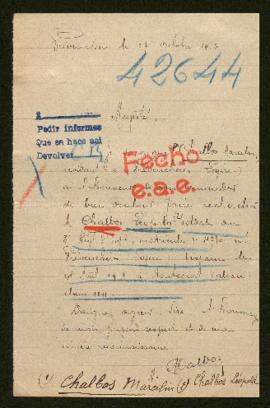 Expediente de Léopold Chalbos