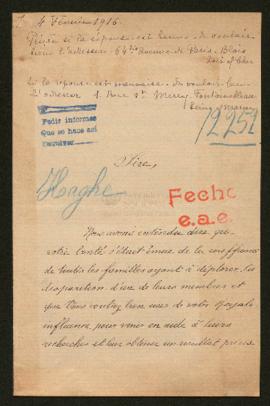 Expediente de Marie Georges Henri Haghe