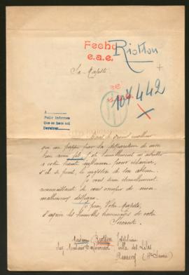 Expediente de René François Riotton