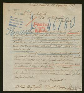 Expediente de Florimond Charles Flament