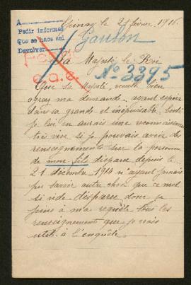 Expediente de André Louis Gaulon