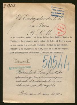 Expediente de Robert Demont