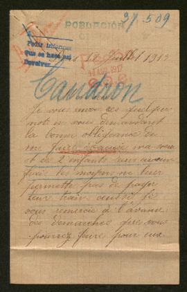 Expediente de la familia Caudron-Dupas