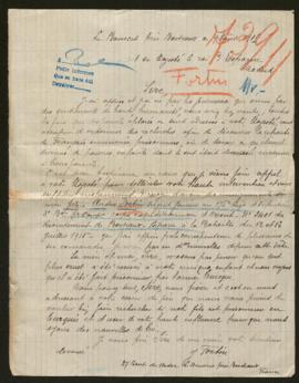 Expediente de André Fortin