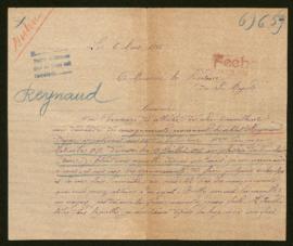 Expediente de Désiré Reynaud