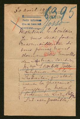 Expediente de Elisabeth Josso