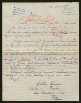 Expediente de Edmond Goudaliez