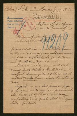 Expediente de Joseph Dennetière