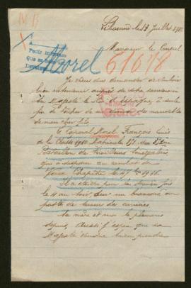 Expediente de François Louis Morel