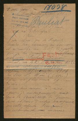 Expediente de Léonard Pauliat