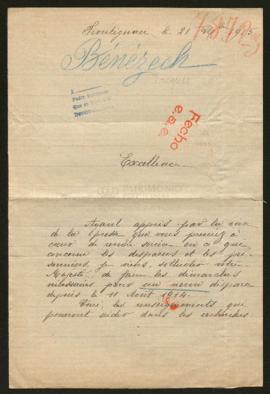 Expediente de Jacques Paul Bénézech