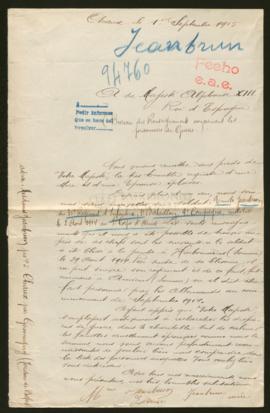 Expediente de Emile Jeanbrun