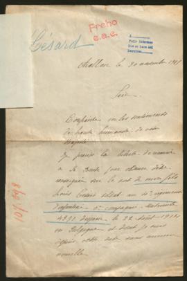 Expediente de Louis Césard