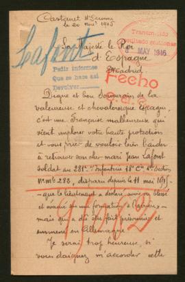 Expediente de Jean Lafont