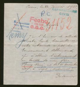 Expediente de René Remy