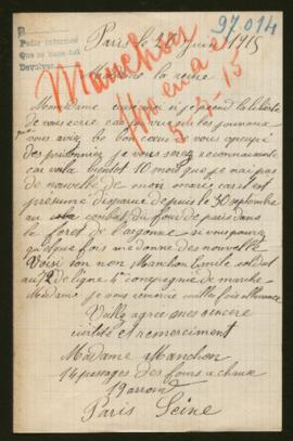 Expediente de Emile Manchon