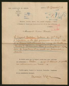 Expediente de Antoine Bertoloni