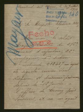 Expediente de Emilien Mayeur