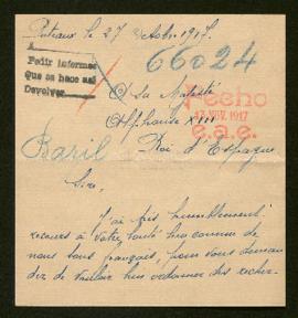 Expediente de Louis Joseph Baril