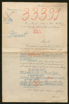 Expediente de la familia Durut-Joseph