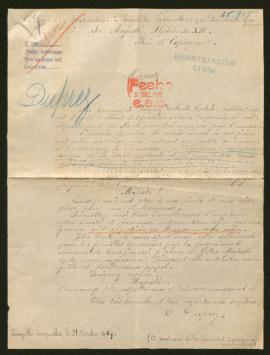 Expediente de la familia Duprez Dutheil