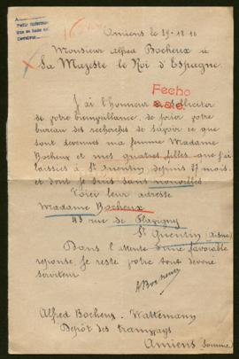 Expediente de la familia de Alfred Bocheux