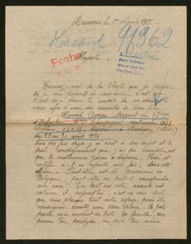 Expediente de Georges Havard