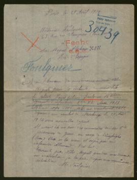 Expediente de Louis Julien Foulquier