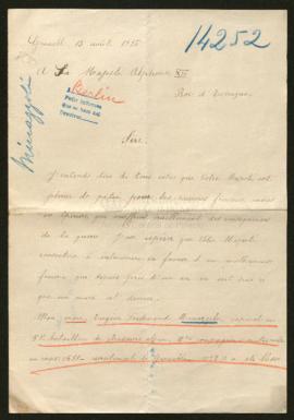 Expediente de Eugène Ferdinand Minazzoli