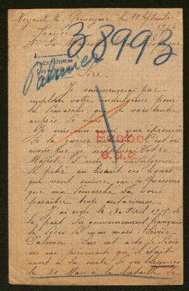 Expediente de Sévère Palmier