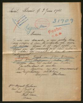 Expediente de Joseph Rigout