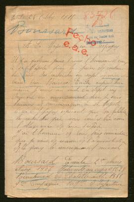 Expediente de Emile Boursard
