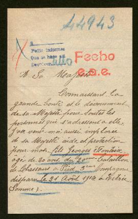 Expediente de Georges Fonteix