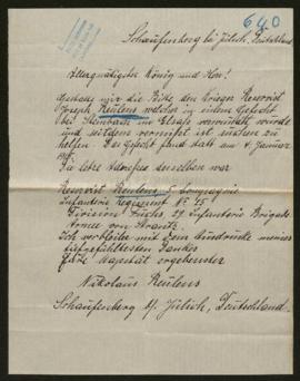 Expediente de Joseph Reuleus