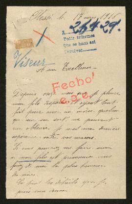 Expediente de Jean Baptiste Henri Viseur