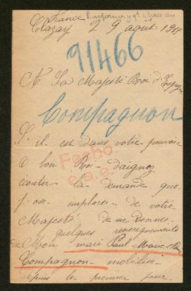 Expediente de Paul Marie Aimé Compagnon