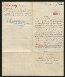 Expediente de Paul Chatenay