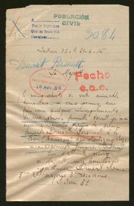 Expediente de la familia Druart Persinet