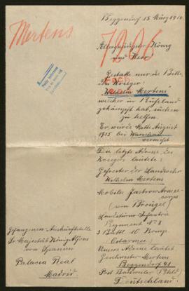 Expediente de Wilhelm Mertens