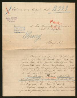 Expediente de Albert Félix Henry