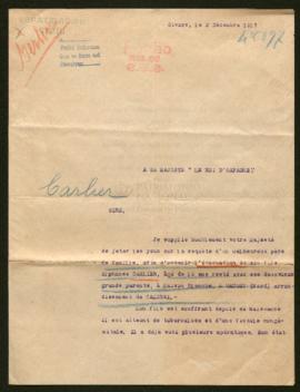 Expediente de Alphonse Carlier